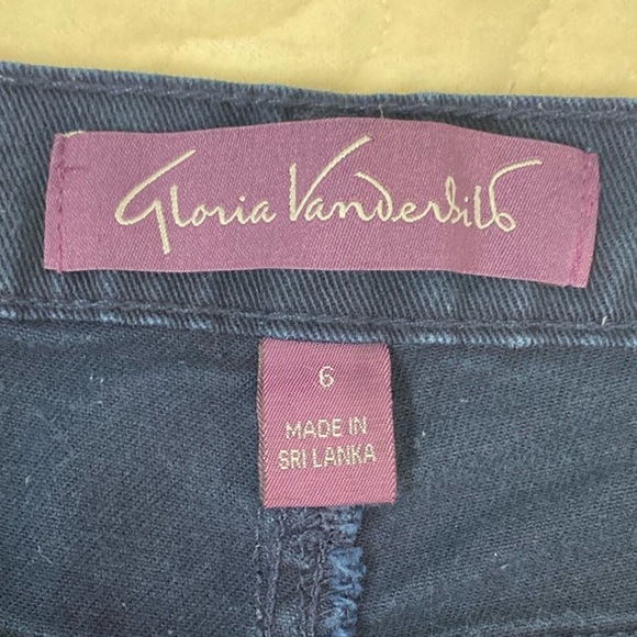 Gloria Vanderbilt Amanda Jeans Dark Wash Size 6 - Picture 8 of 10